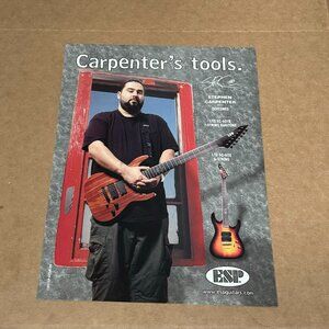 Stephen Carpenter of The Deftones - ESP Guitars - 2003 Print Advertisement